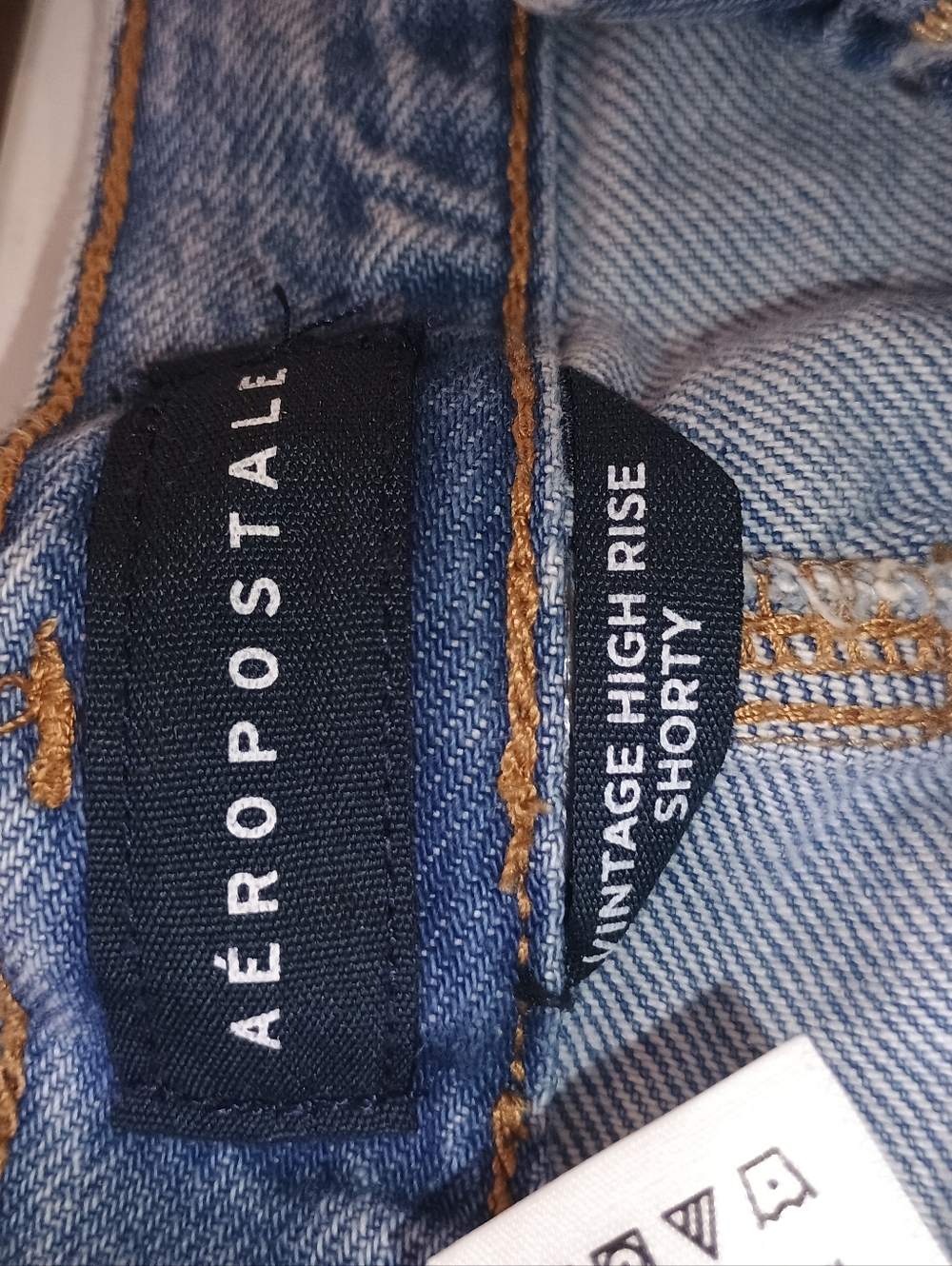 Aeropostale Mini Denim Shorts Women's Size 2 - Picture 8 of 9